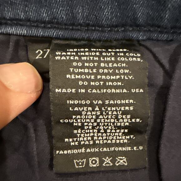 J. Brand Women's Maria Jeans Stretch Denim Blue Dark Wash Size 27 - Picture 10 of 16